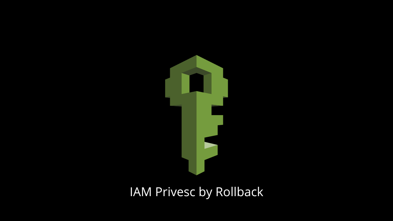 Hacking in the Cloud - iam_privesc_by_rollback