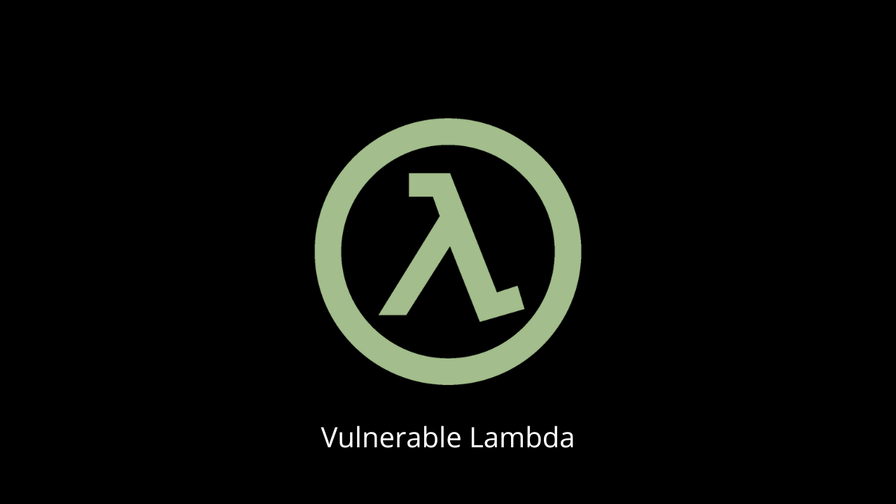 Hacking in the Cloud - vulnerable_lambda